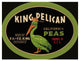 "King Pelican California Peas" Digital Paper Print by Retrolabel, 18"x14"