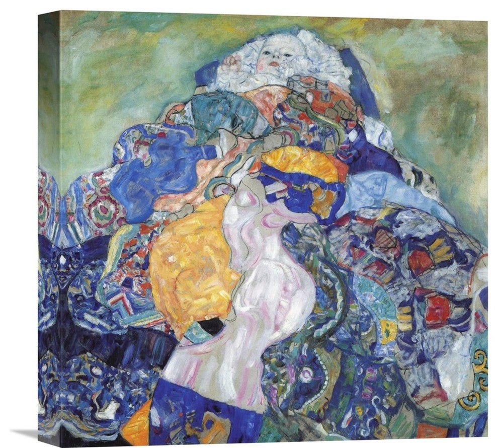 "Baby 1917" Stretched Canvas Giclee by Gustav Klimt, 16"x16"