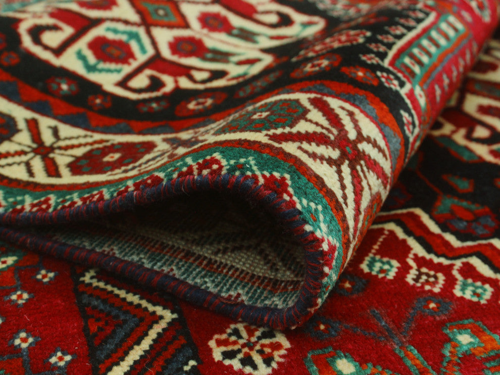 Fine Vintage Distressed Muriel Red Runner