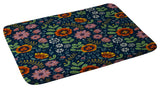 Pimlada Phuapradit Midnight Bloom 1 Memory Foam Bath Mat, 17"x24"