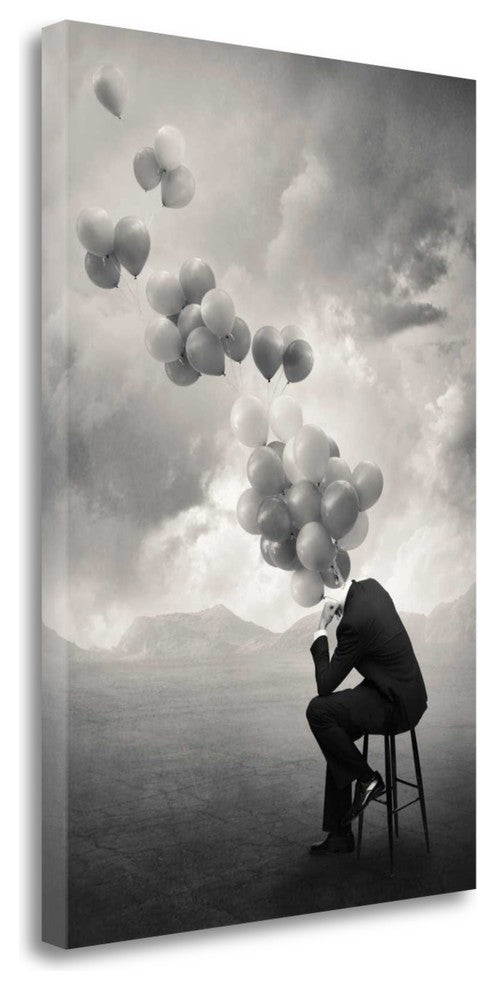 "Think" By Tommy Ingberg, Giclee Print on Gallery Wrap Canvas, Ready to Hang