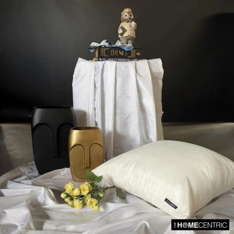 Ivory 100% Pure Silk Fabric By The Yard, 4 Yards For Curtain, Dress Wholesale