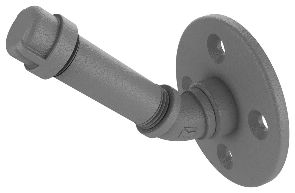 Pipeline Single Robe Hook, Matte Gray