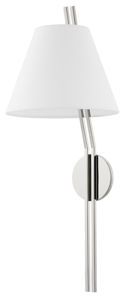 Shokan 1 Light Wall Sconce, Polished Nickel