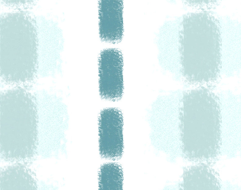 Watercolor Stripe, Stripe Print Kitchen Towel, Teal