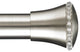 Sileste Non-Telescoping Curtain Rod, Stainless, 72''