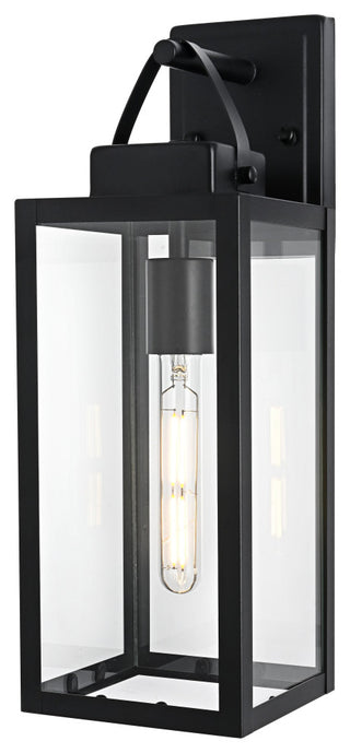 Home Living 6" Outdoor Wall Sconce, Black