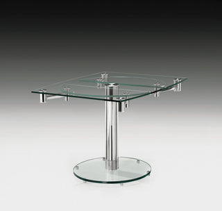 Glass Top Motion Dining Table, Regular