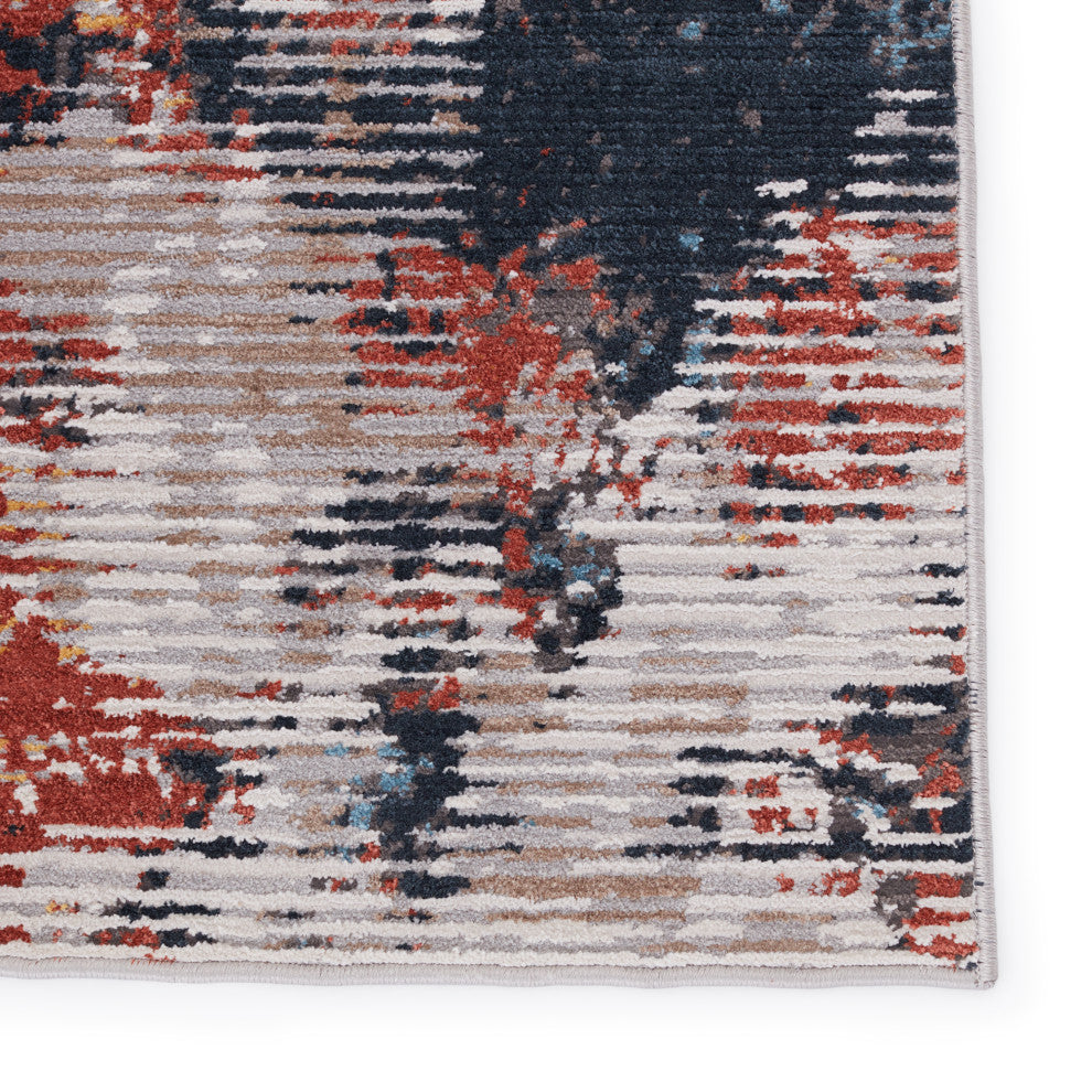Vibe by Jaipur Living Bardane Abstract Multicolor Area Rug, 2'6"x8'