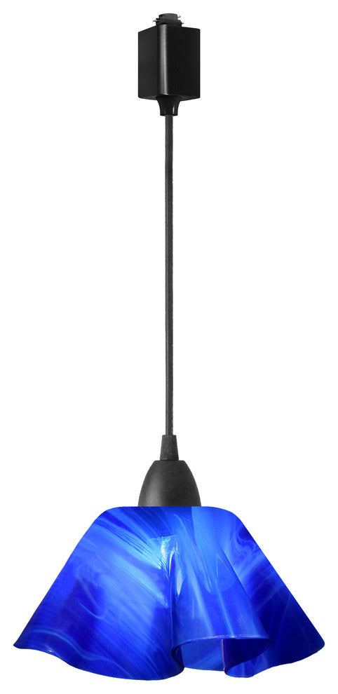 Jezebel Radiance Lily Track Light, Small, Cobalt Blue