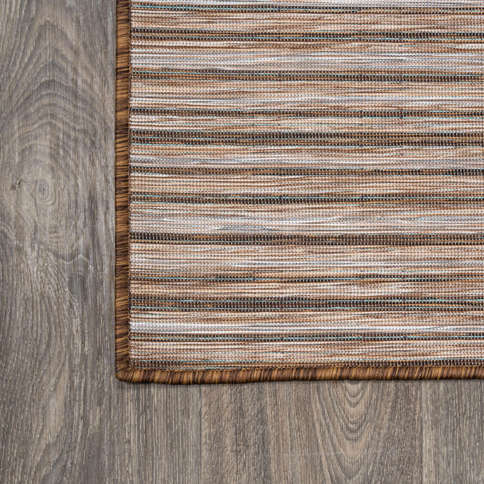 Finn Modern Farmhouse Pinstripe, 6' Square