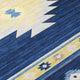 Indoor/Outdoor Phoenix PH4 Navy Machine Washable 1'8" x 2'6" Rug