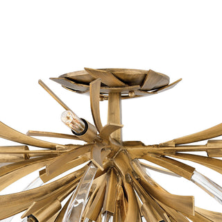 Fredrick Ramond Vida Large Semi-Flush Mount, Burnished Gold
