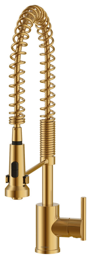 Parma Single Handle Pre-Rinse Kitchen Faucet, Brushed Bronze