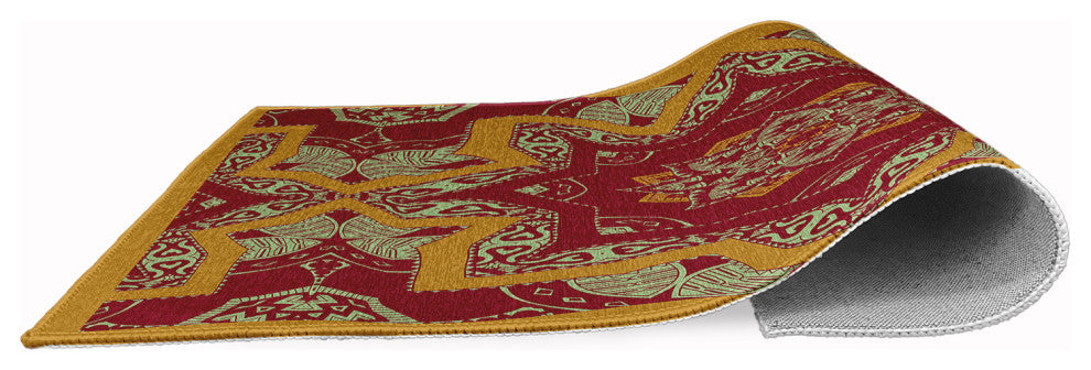 Shawl Rug, Sunny Mustard, 5' Round