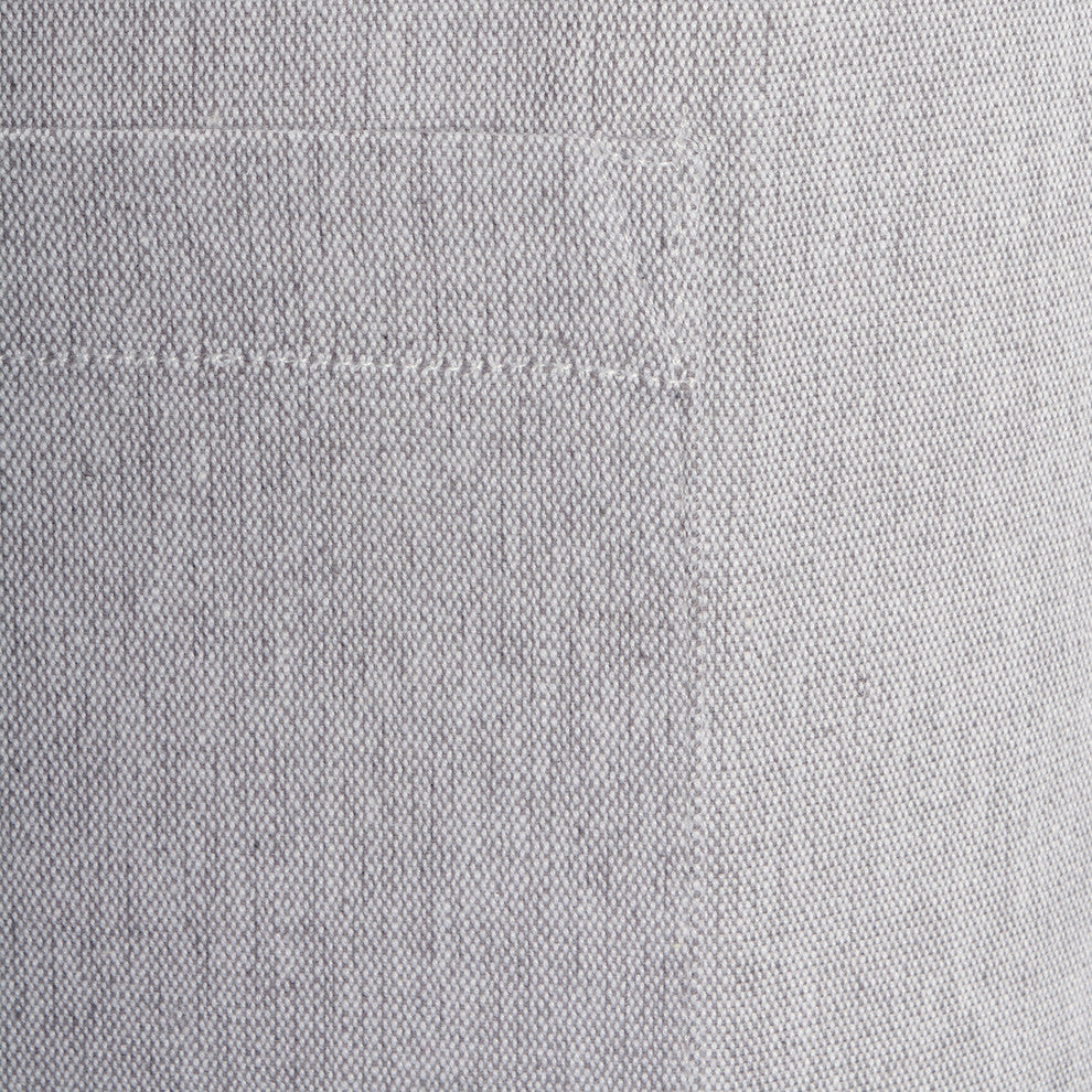DII Gray Solid Chambray Bistro Apron