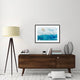 "Polar Bear" Framed Digital Print by Joan Gil Raga, 38"x28"