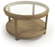 Odo Coffee Table, Brown and Clear