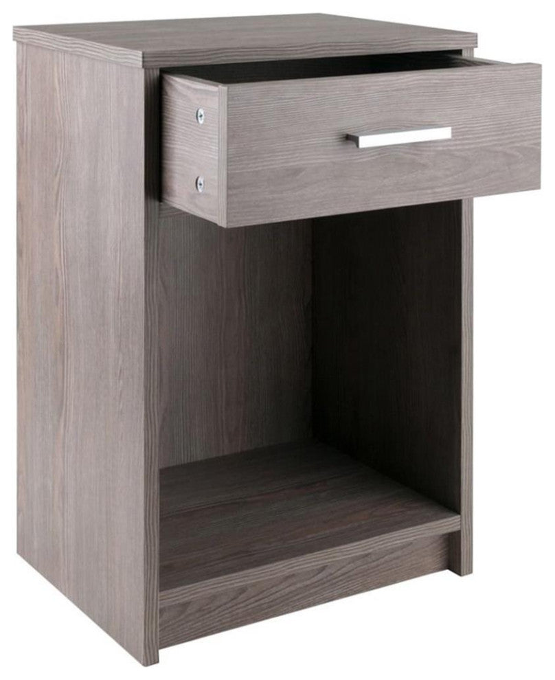 Rennick Accent Table, Nightstand, Ash Gray