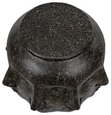 Multi-Face Stool, Black Fiber Cement