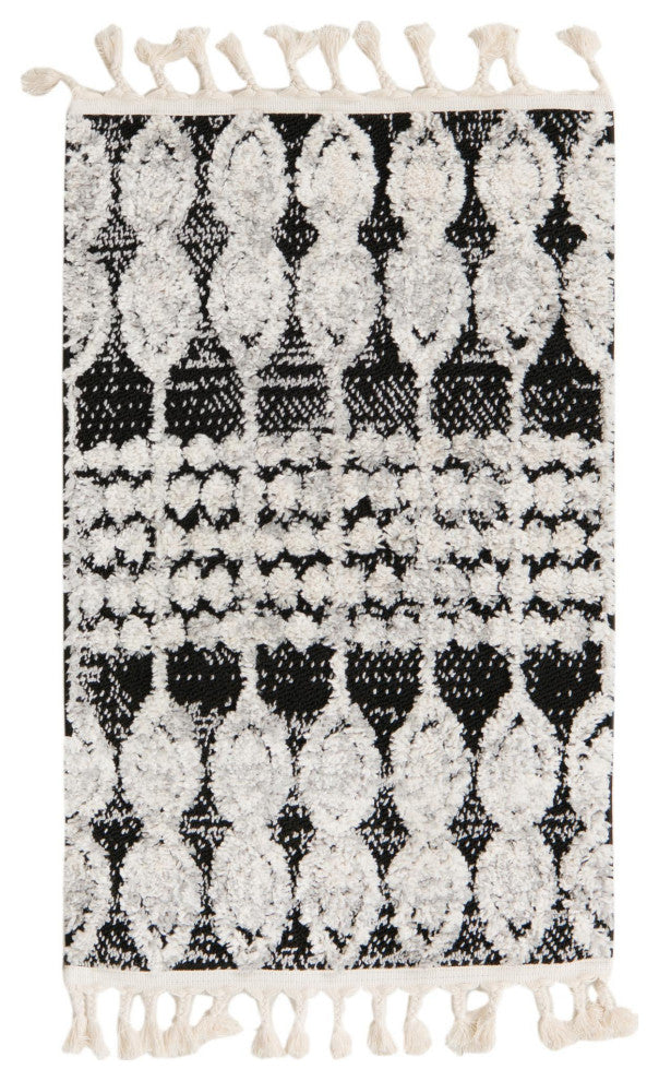Unique Loom Cherokee Asheville Area Rug, Charcoal, 2' 0 X 3' 2 Rectangular