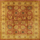 Ahgly Company Indoor Square Mid-Century Modern Area Rugs, 5' Square