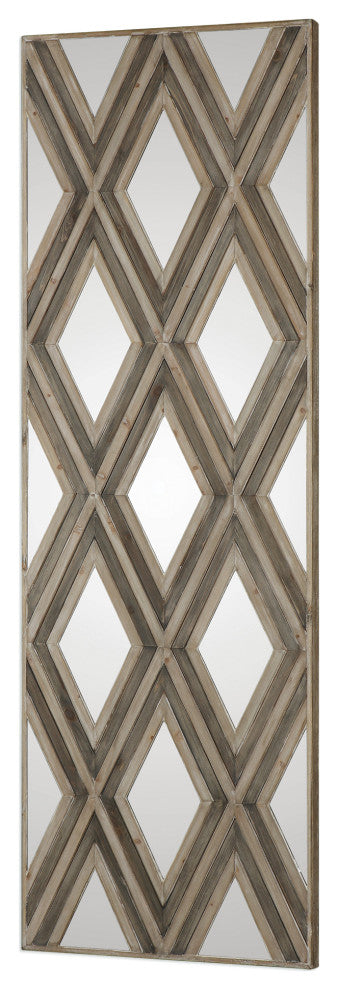 Uttermost Tahira Geometric Argyle Pattern Wall Mirror