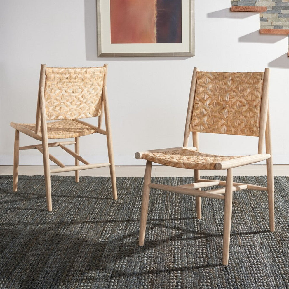 Safavieh Adira Rattan Dining Chair, Natural