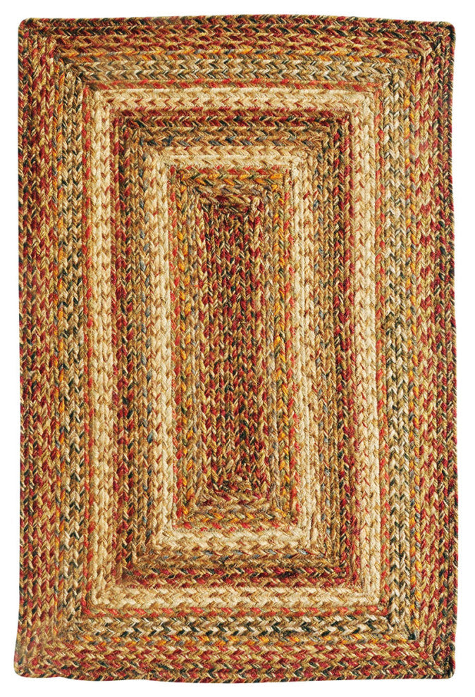 Homespice Decor - 22 x 72" Rectangular Harvest Jute Braided Runner
