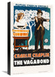 "Charlie Chaplin - The Vagabond, 1916" Canvas by Hollywood Photo Archive, 14x22"