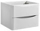 Fresca FCB9024WH Tuscany 24" Glossy White Wall Hung Modern Bathroom Cabinet