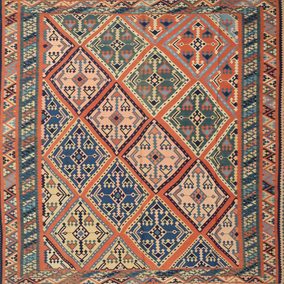 Ahgly Company Indoor Square Traditional Area Rugs, 4' Square