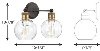 Hansford Collection Two-Light Bath & Vanity