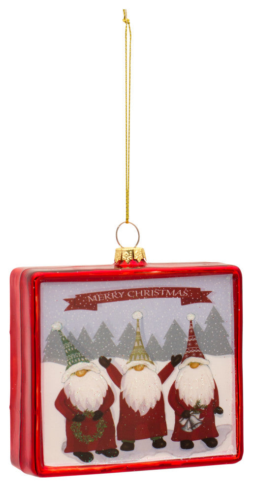 Glass Gnome Ornament, 12-Piece Set