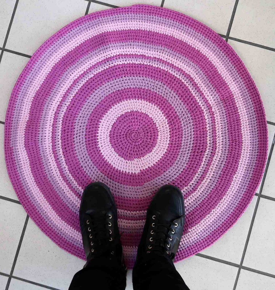 Handmade Contemporary ORA French Braided Rug 2.4', 73cm, 2021
