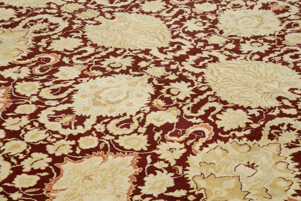 Rug N Carpet - Hand-Knotted Oriental 12' 0" x 14' 8" Large Oushak Area Rug