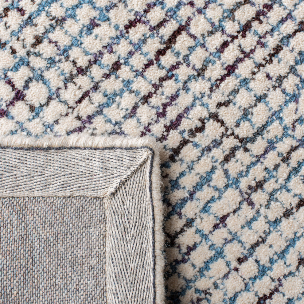 Safavieh Couture Abstract Collection, ABT341 Rug, Ivory/Navy, 2'x3'