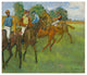 "Before the Race, c. 1887-1889" Digital Paper Print by Edgar Degas, 18"x16"