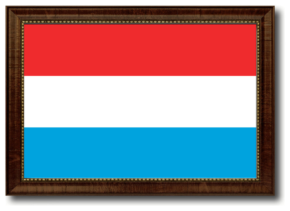 Luxembourg Country Flag Canvas Print, 27"x39"