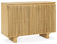Roya 82" Oak Wood 3-Door Sideboard Buffet, Oak Brown, 2-Door
