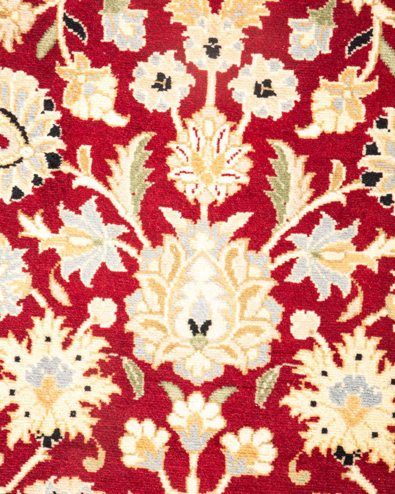 Mysore, One-of-a-Kind Hand-Knotted Area Rug Red, 3'2"x5'3"