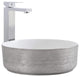 Fine Fixtures Luxury Vessel, Round 15", Brushed Silver