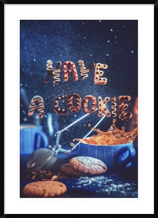 "You Deserve A Treat" Framed Digital Print by Dina Belenko, 32x44"