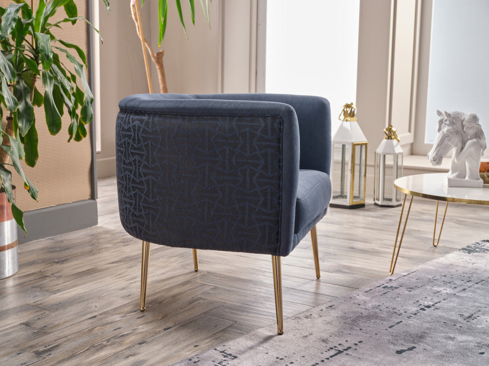 Cloak  Accent Armchair, Cloak Navy