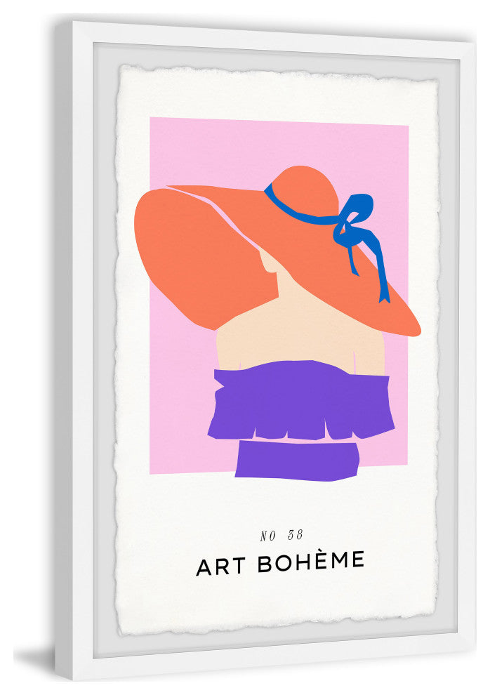"Art Boheme No 58" Framed Painting Print, 30x45