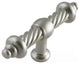 Large Twisted Knob, Satin Nickel