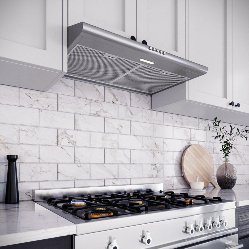 Streamline 30" Lammari Ducted Undermount Range Hood, Stainless Steel