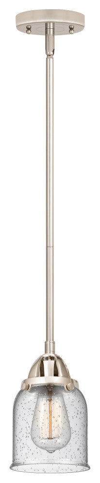 Small Bell Mini Pendant, Polished Nickel, Seedy, Seedy