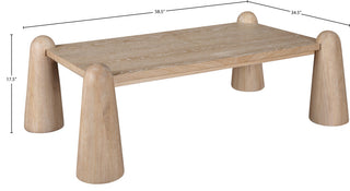 Wyndham Coffee Table, Natural