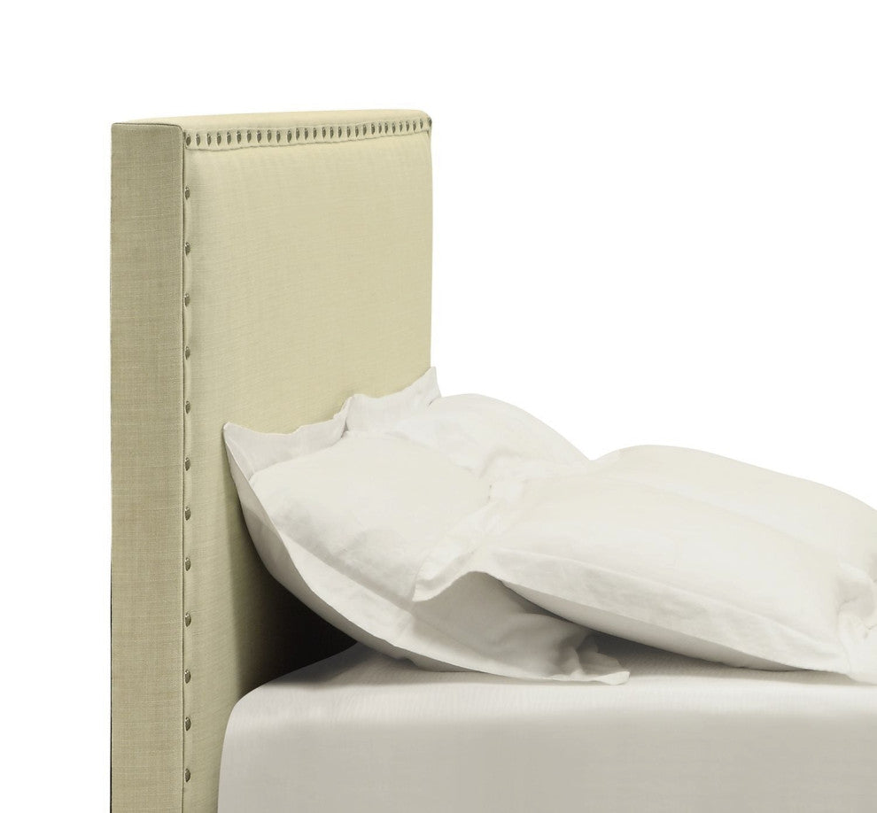 Modus Geneva Cal King Tavel Headboard Bed, Tumbleweed